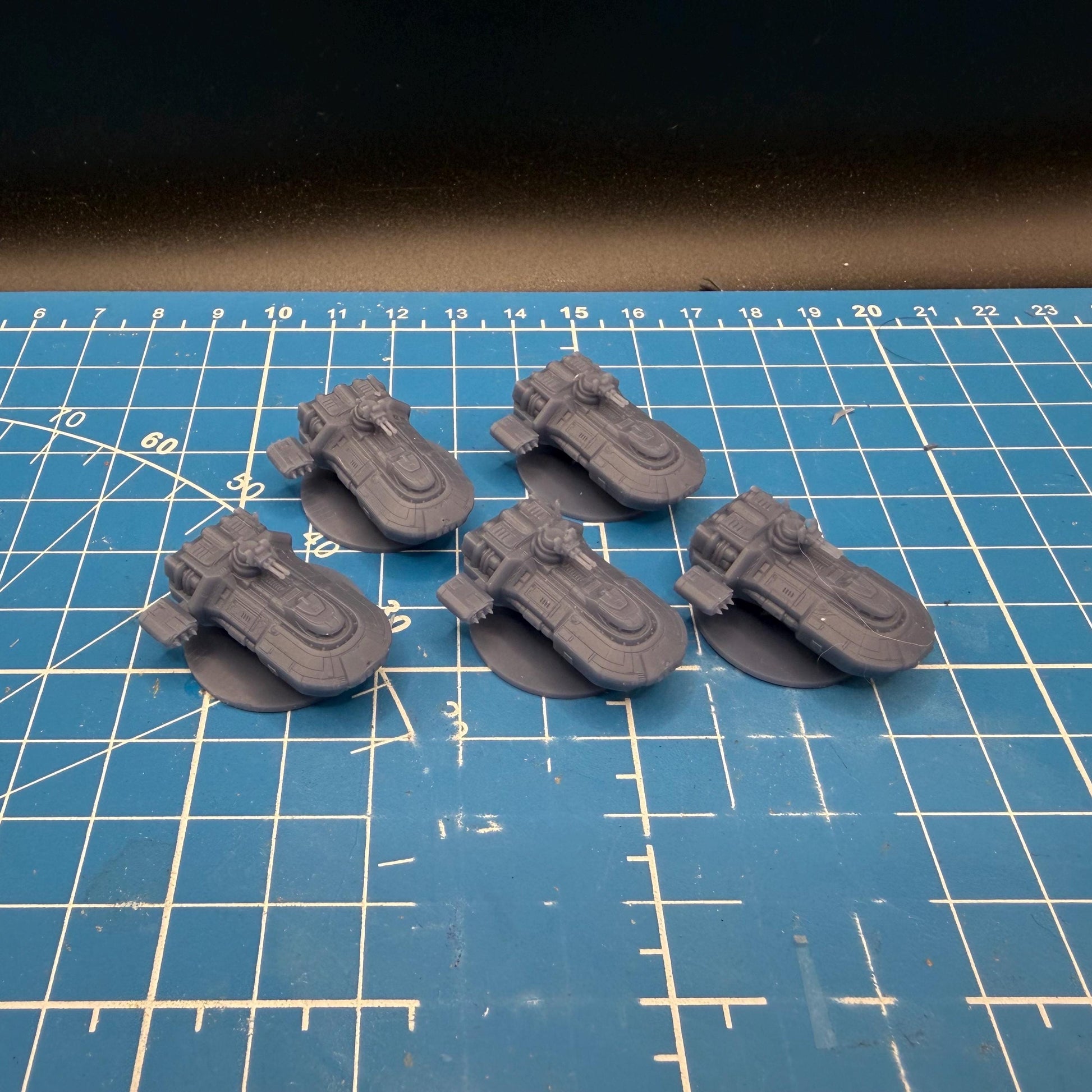 6mm Scale Rebel T1-B Hover Tank platoon (5)