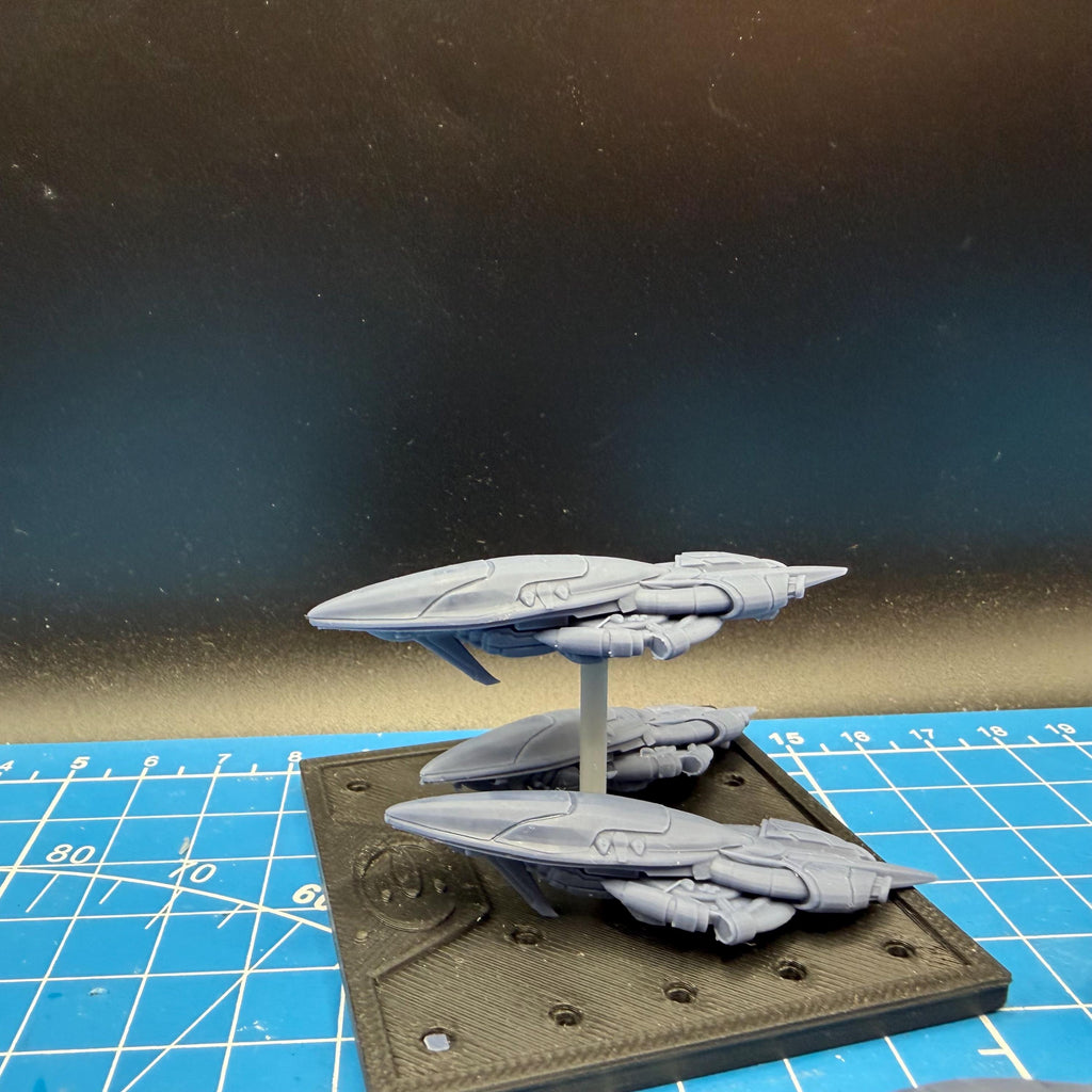 Halo Fleet Battles Proxy Covenant ADR-class Frigate Upgrade set for epic scale space games