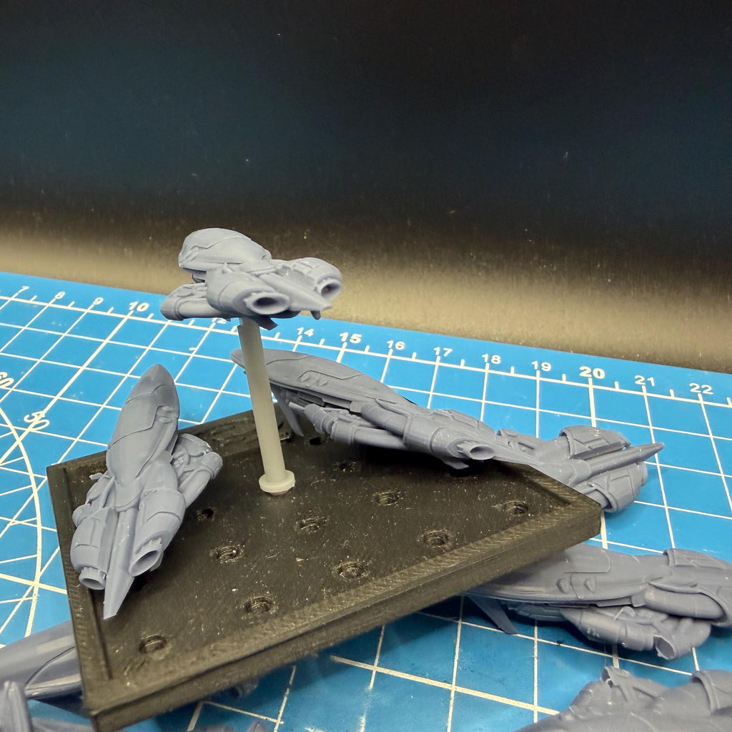 Halo Fleet Battles Proxy Covenant ADR-class Frigate Upgrade set for epic scale space games