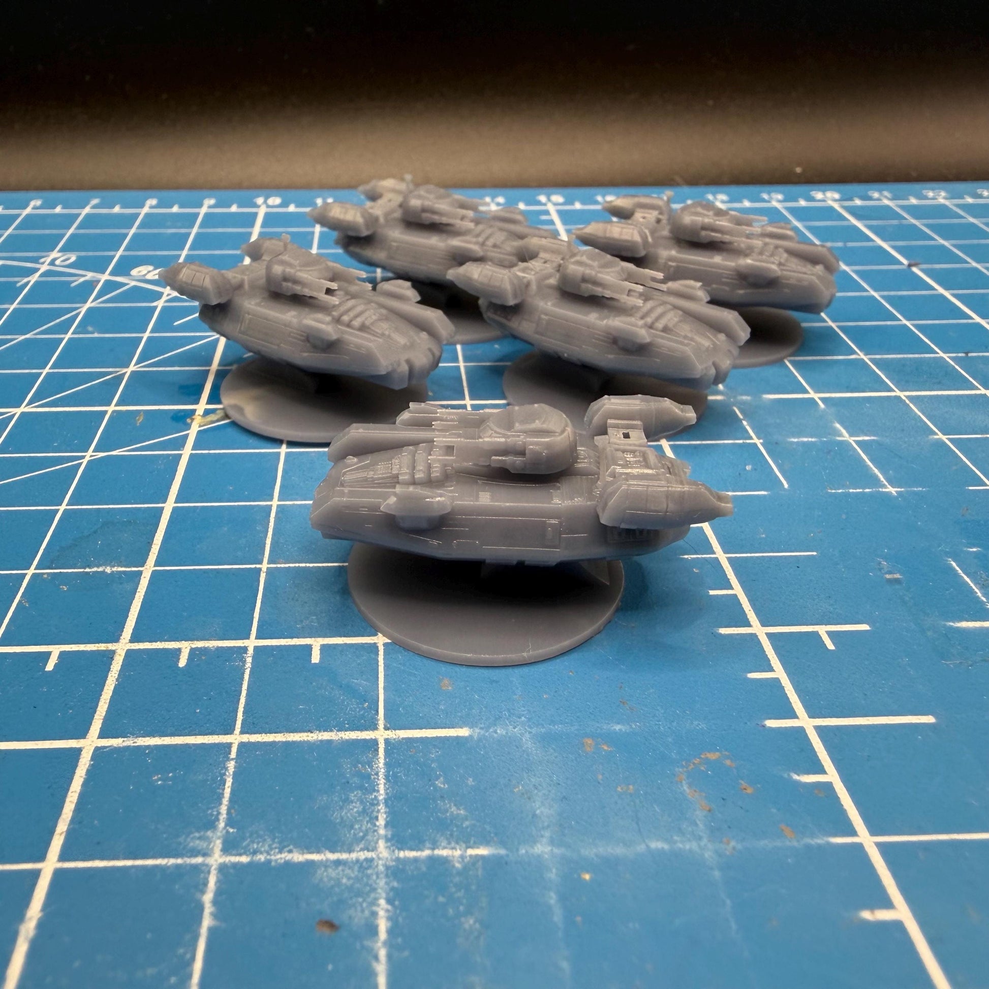 6mm Scale Rebel T2-B light repulsor Tank platoon (5)