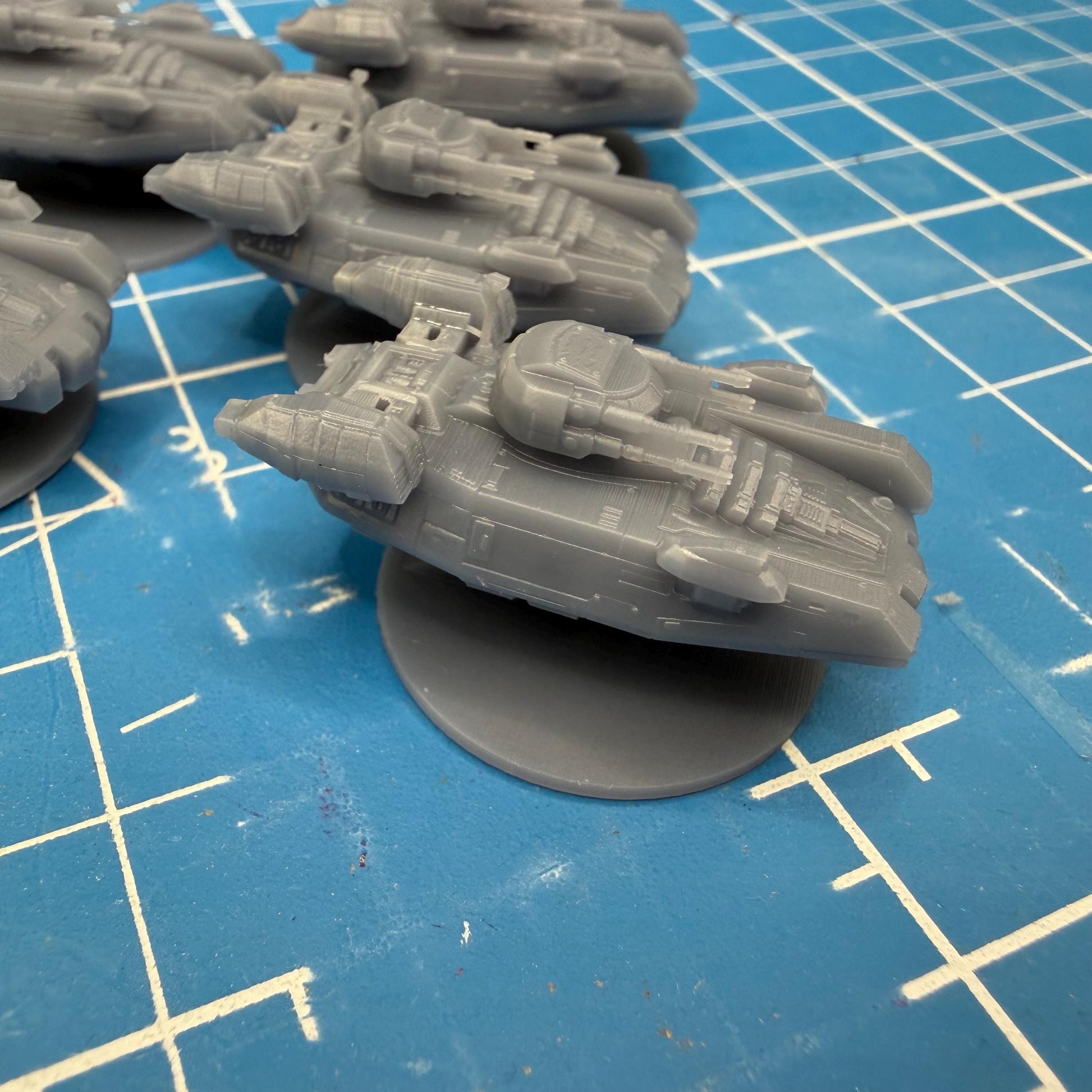 6mm Scale Rebel T2-B light repulsor Tank platoon (5)