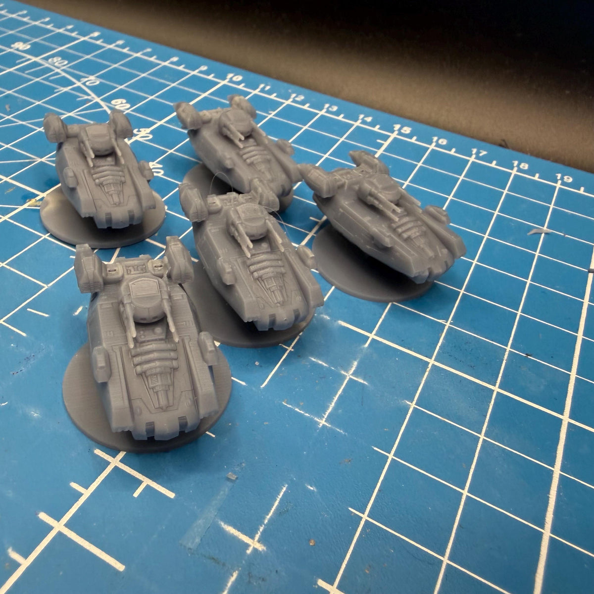6mm Scale Rebel T2-B light repulsor Tank platoon (5)