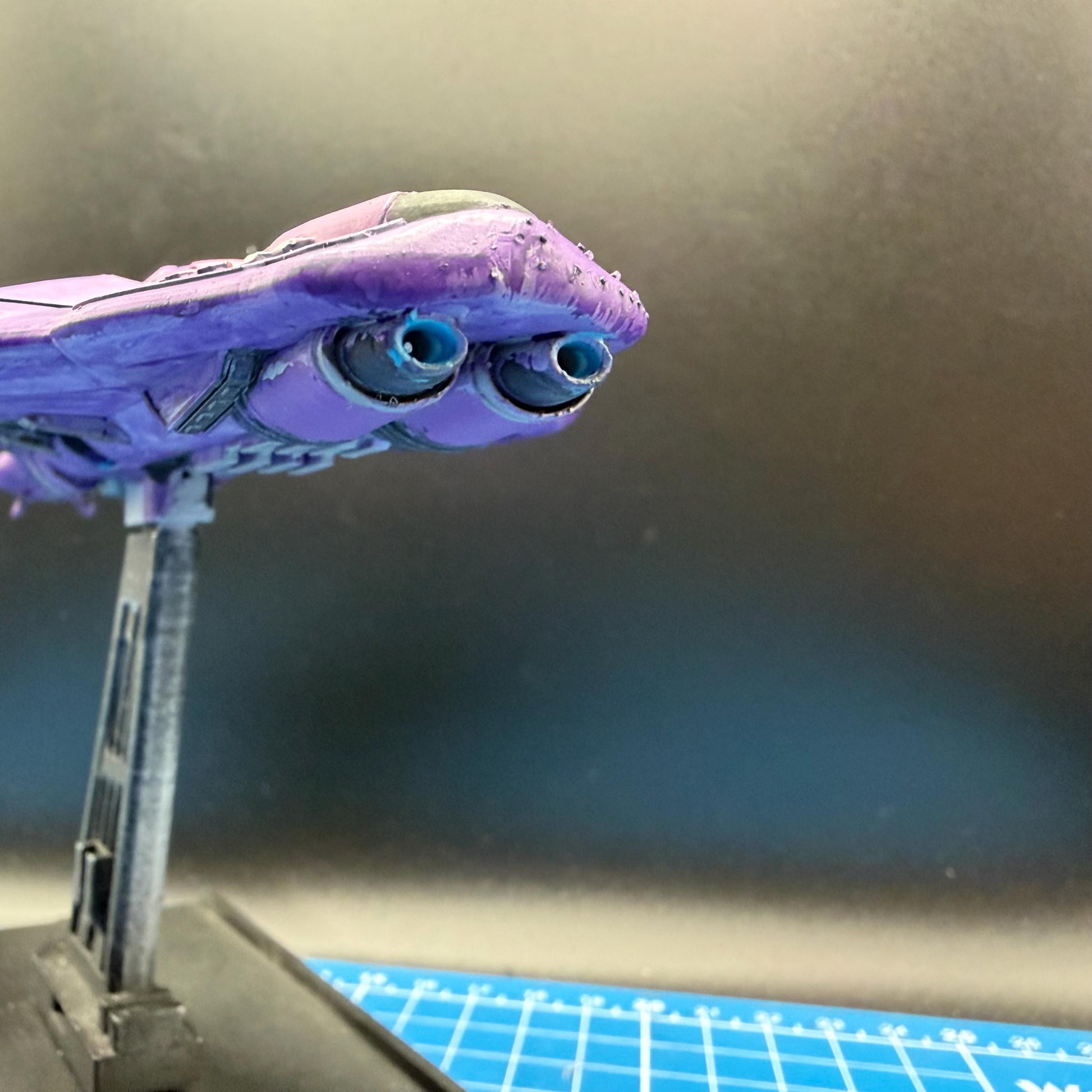 Covenant Ester Pattern CAR Armored Frigate for Halo Armada Homebrew scale games 146mm