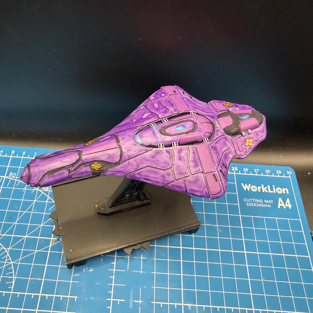 Covenant Ester Pattern CAR Armored Frigate for Halo Armada Homebrew scale games 146mm