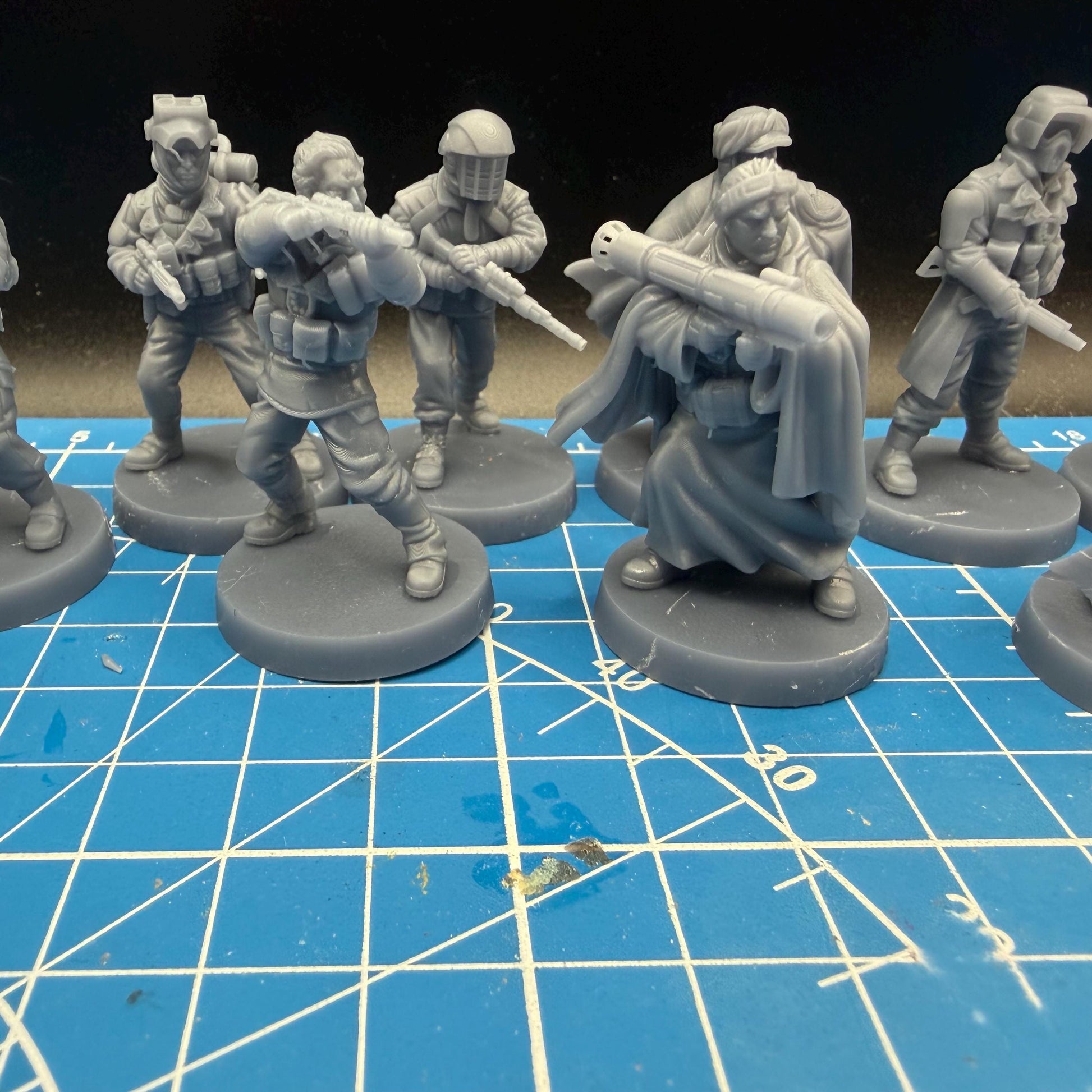 Rebel "Saw's Partizans" (13): 35mm Resin Miniatures for Star Wars Legion