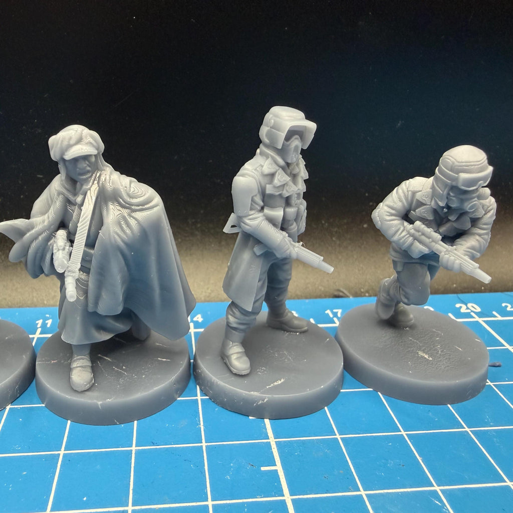 Rebel "Saw's Partizans" (13): 35mm Resin Miniatures for Star Wars Legion