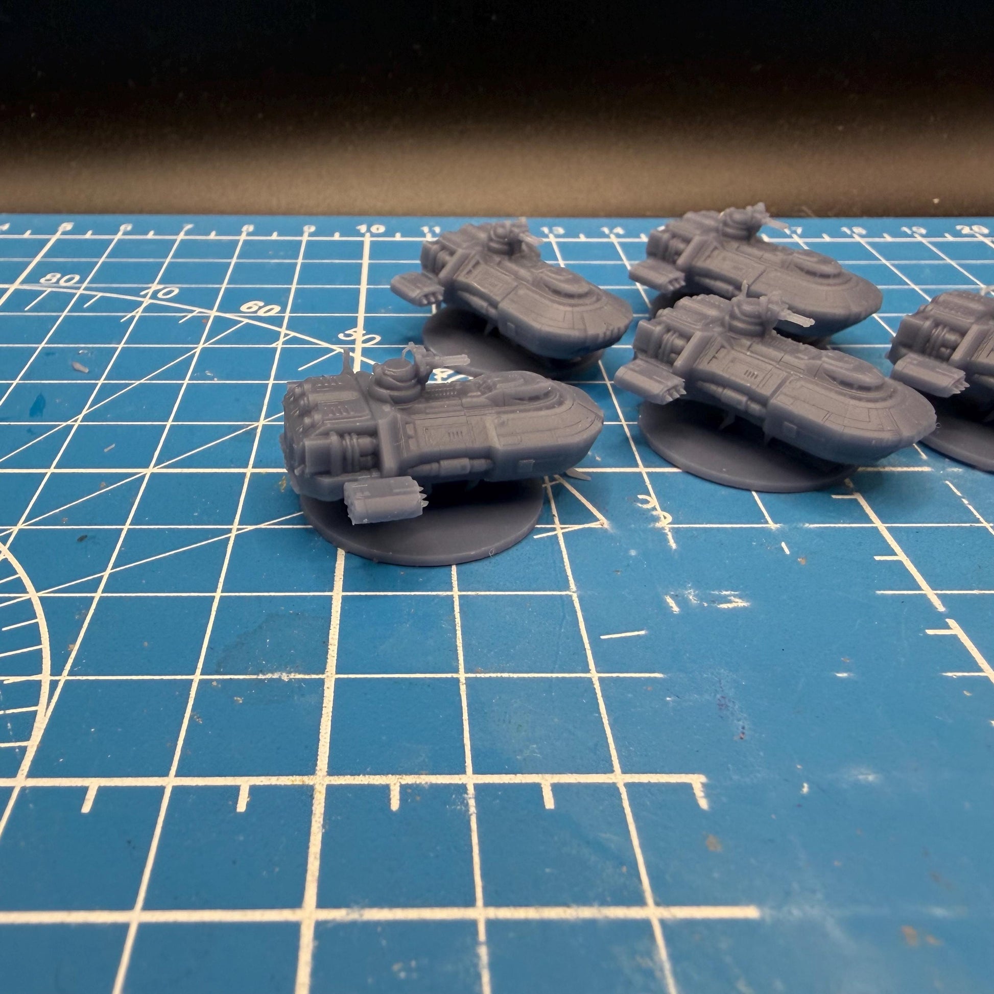 6mm Scale Rebel T1-B Hover Tank platoon (5)