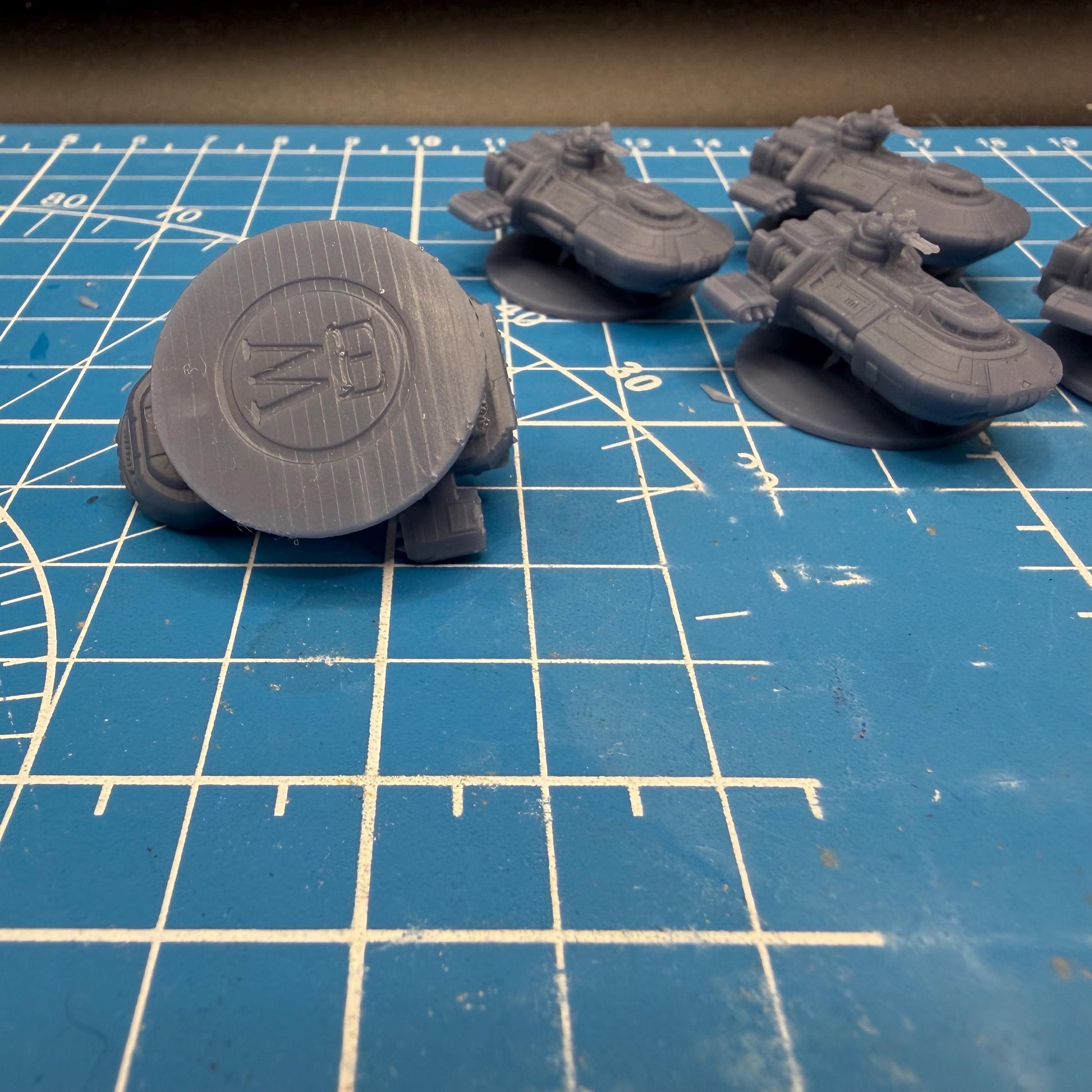 6mm Scale Rebel T1-B Hover Tank platoon (5)