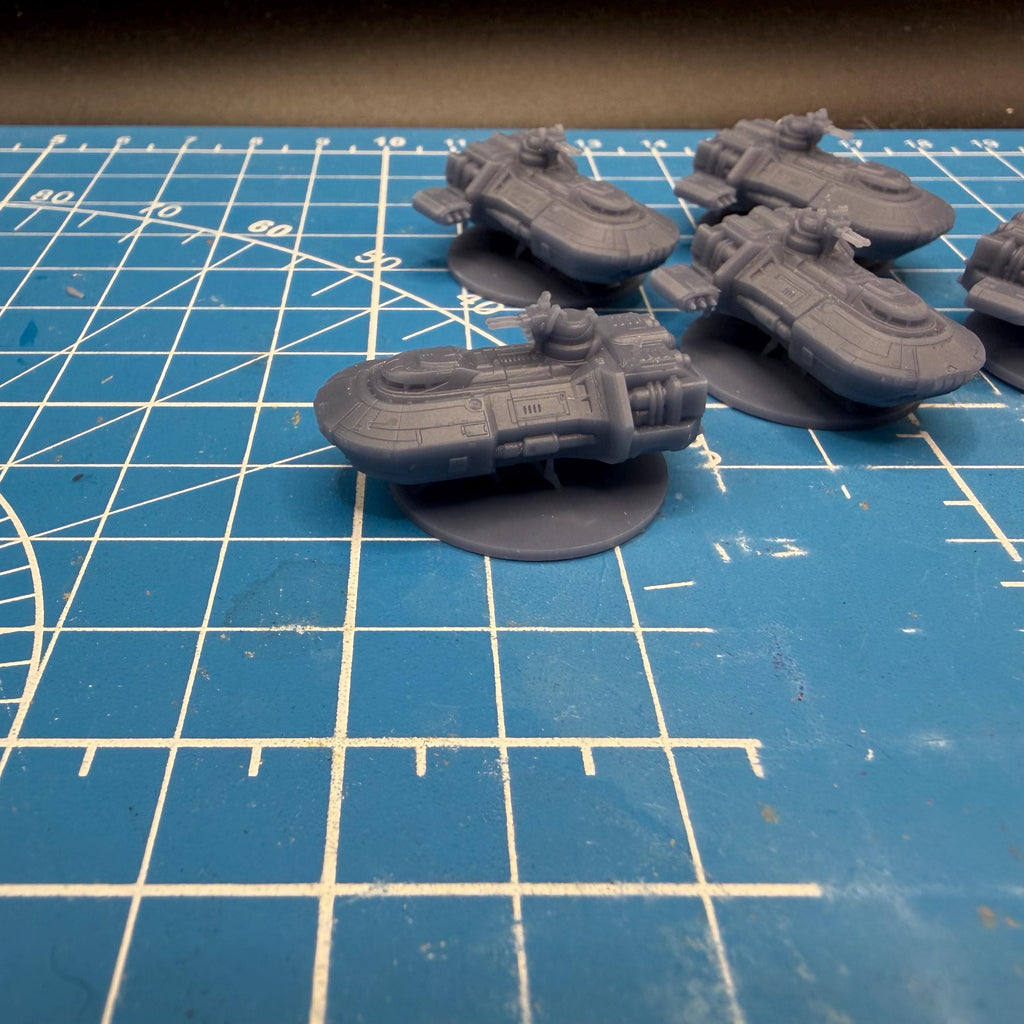 6mm Scale Rebel T1-B Hover Tank platoon (5)