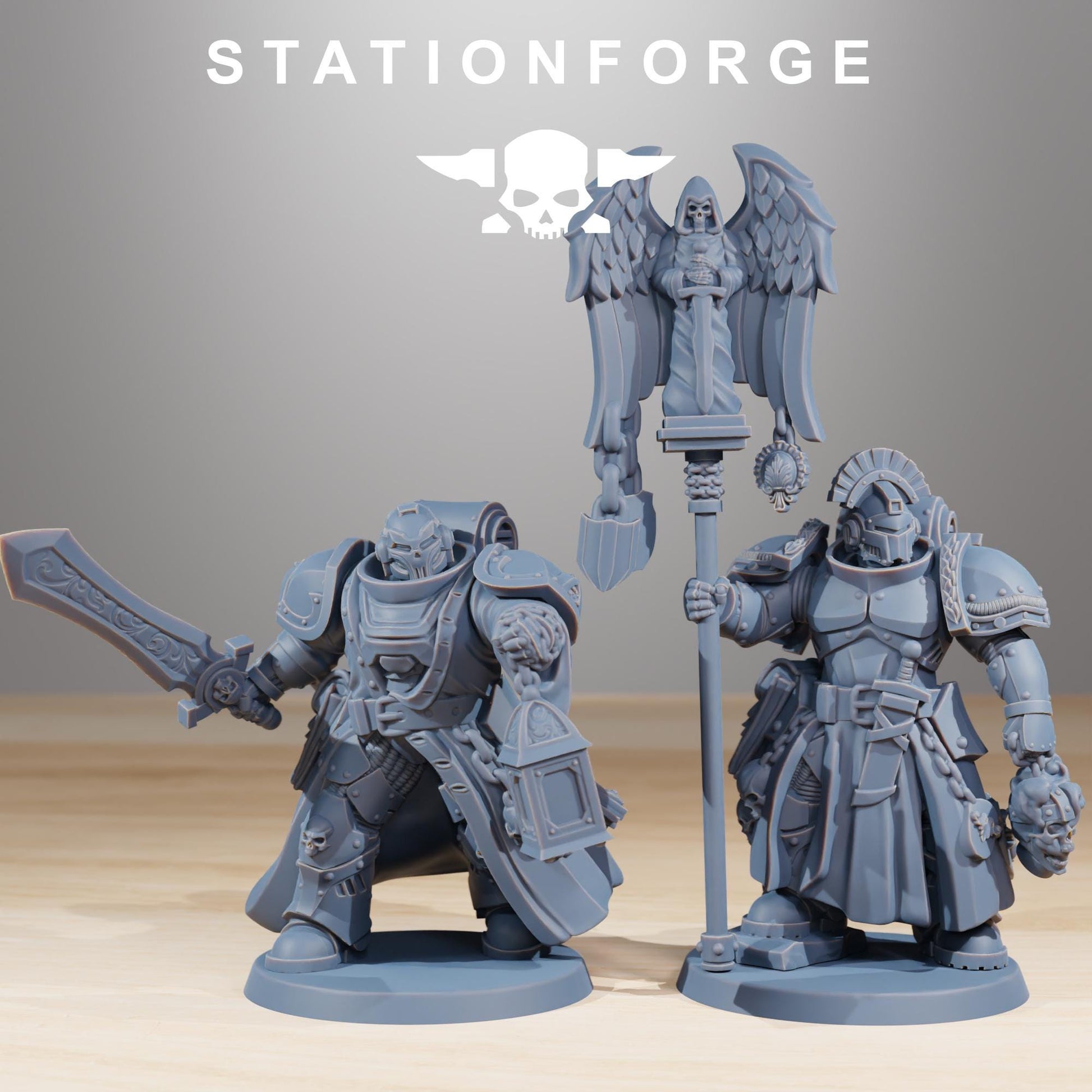 Socratis Knights Infantry pack from StationForge 32mm scale (10 Pack)