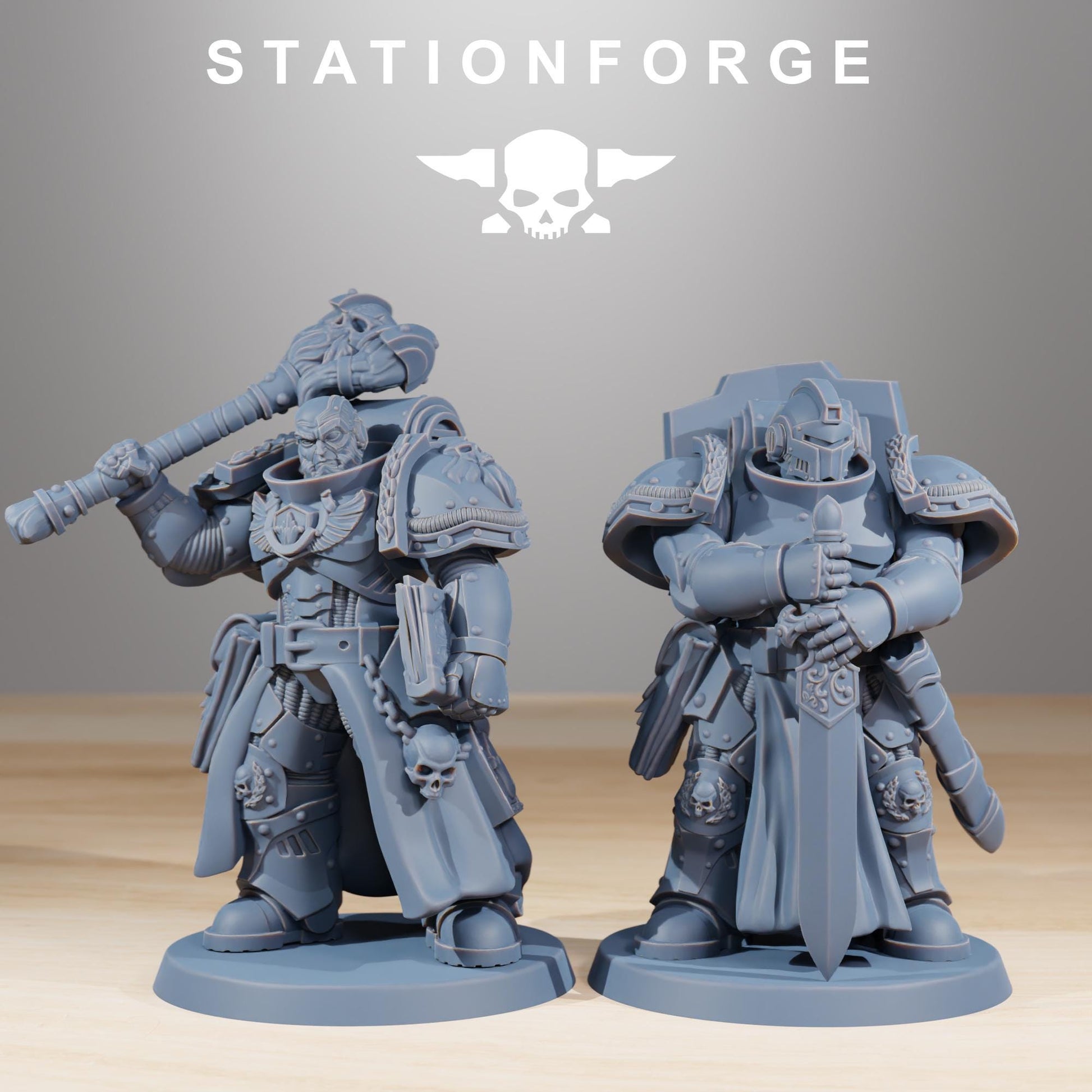 Socratis Knights Infantry pack from StationForge 32mm scale (10 Pack)