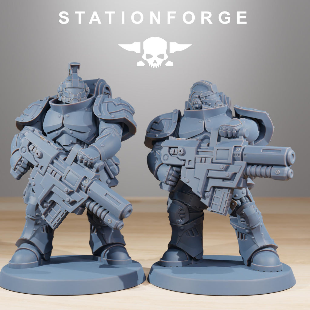 Socratis Knights Infantry pack from StationForge 32mm scale (10 Pack)