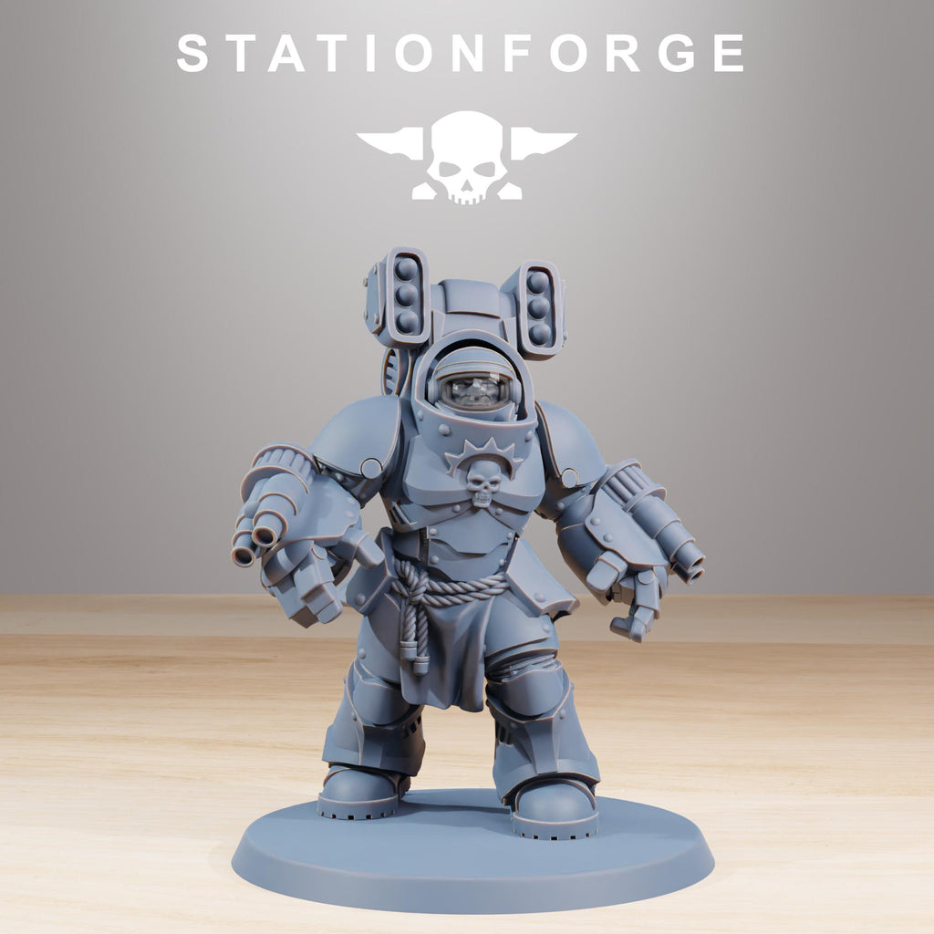 Socratis Support Vanguard pack from StationForge 32mm scale (10 Pack)