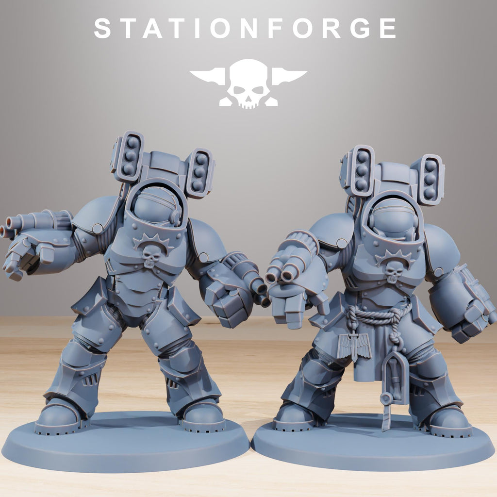 Socratis Support Vanguard pack from StationForge 32mm scale (10 Pack)