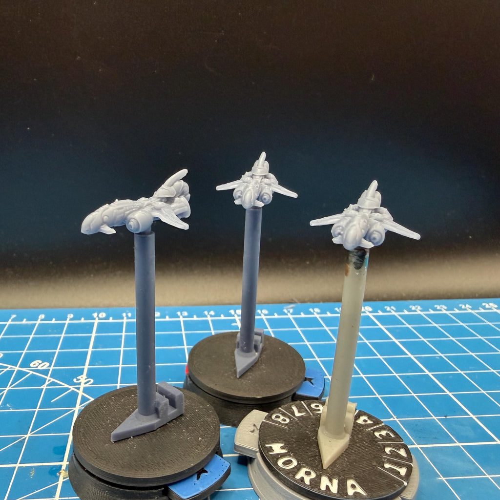 Paptoss Scout Reconnaissance Fighter squadron (3 fighters) for Star Wars Armada scale games
