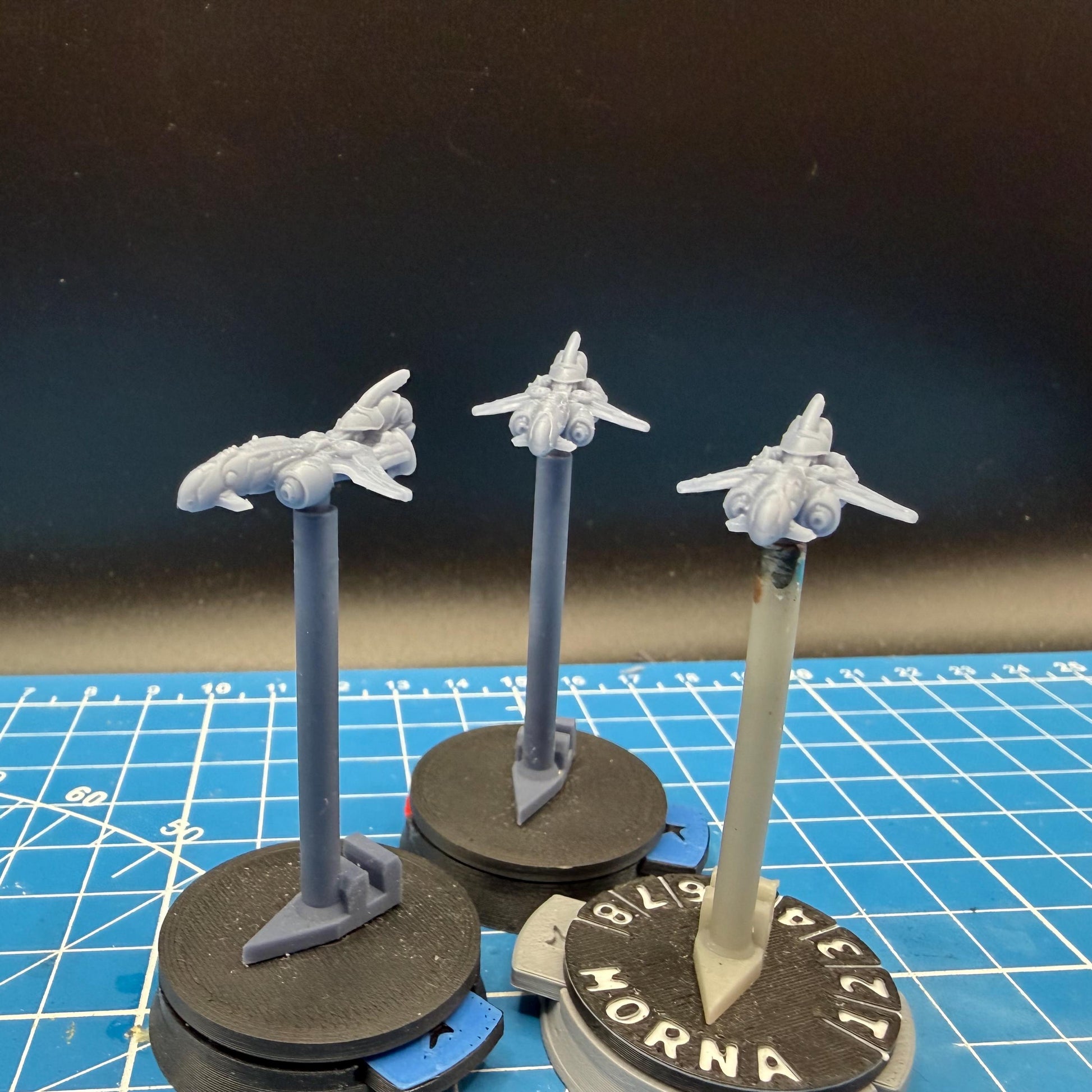 Paptoss Scout Reconnaissance Fighter squadron (3 fighters) for Star Wars Armada scale games