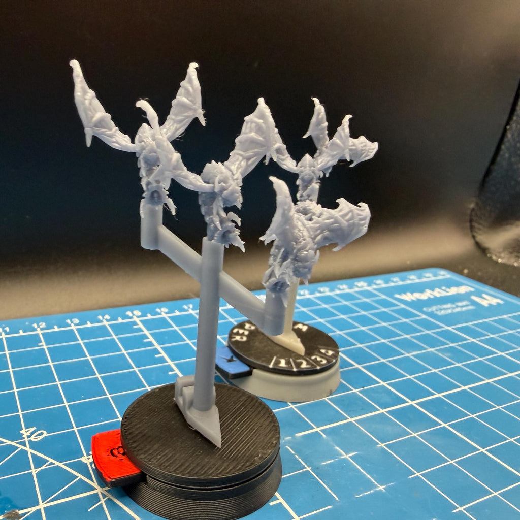 Insectoid Alien Screamer Fighter squadron (6) for Armada Homebrew scale games 20mm