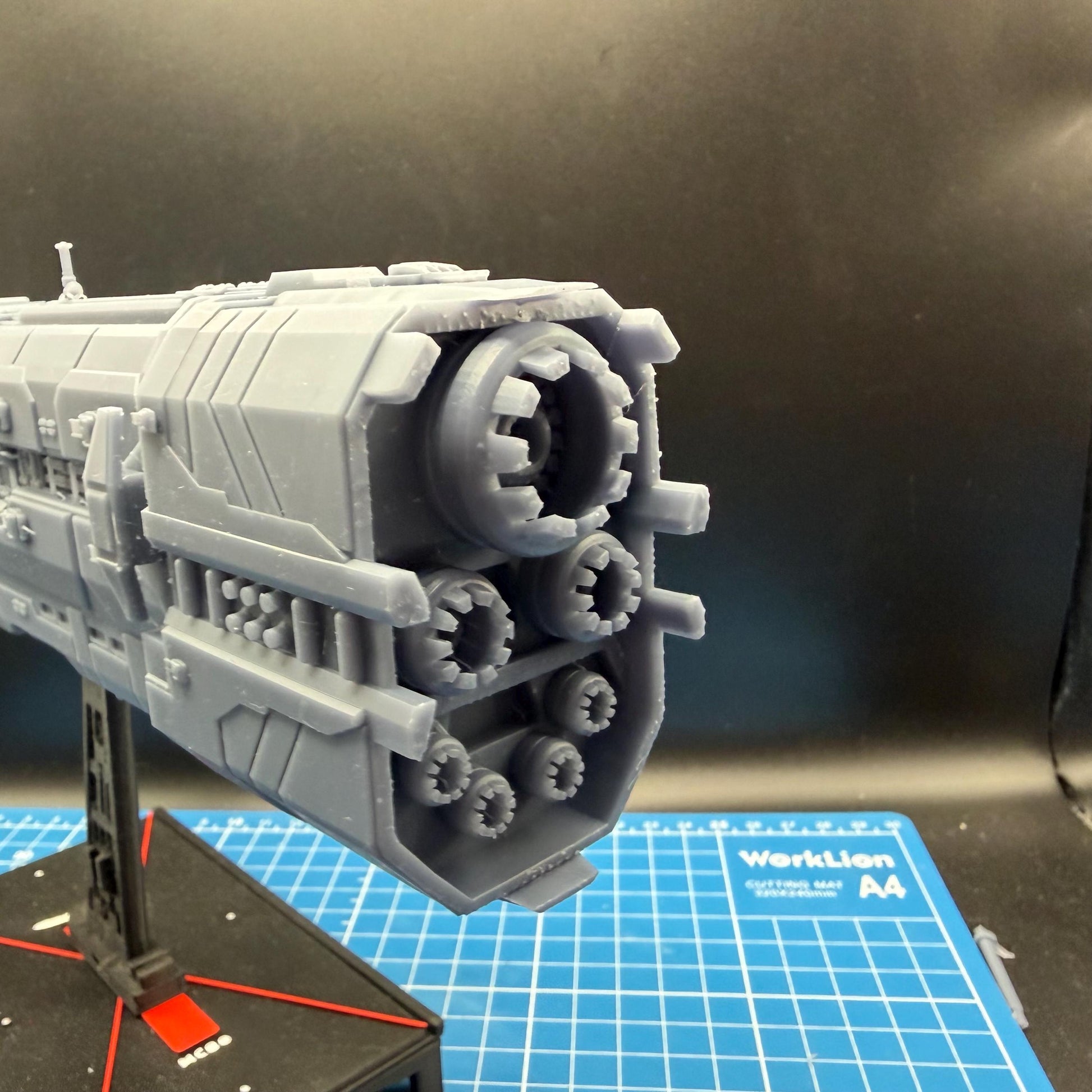 UNSC Thanatos-class Heavy Battleship: Halo Armada Miniature (290mm)