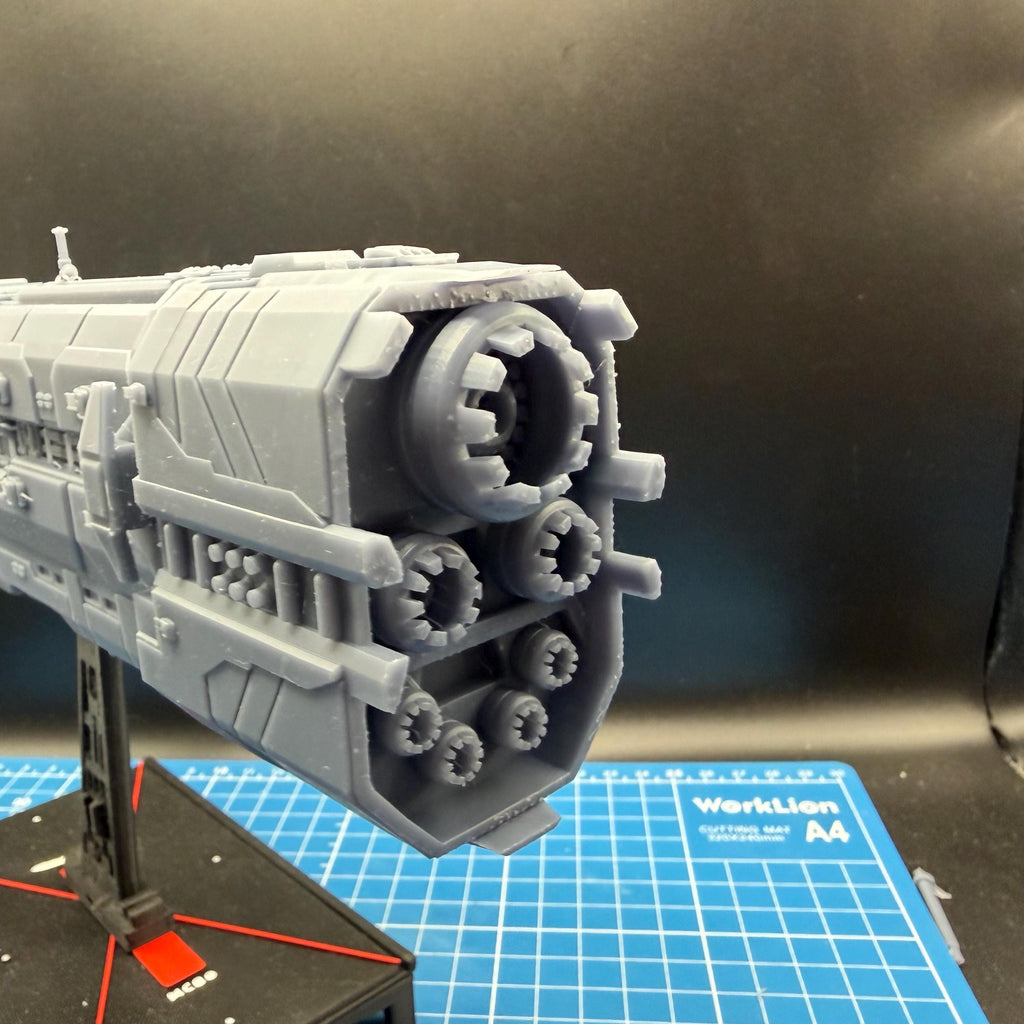 UNSC Thanatos-class Heavy Battleship: Halo Armada Miniature (290mm)