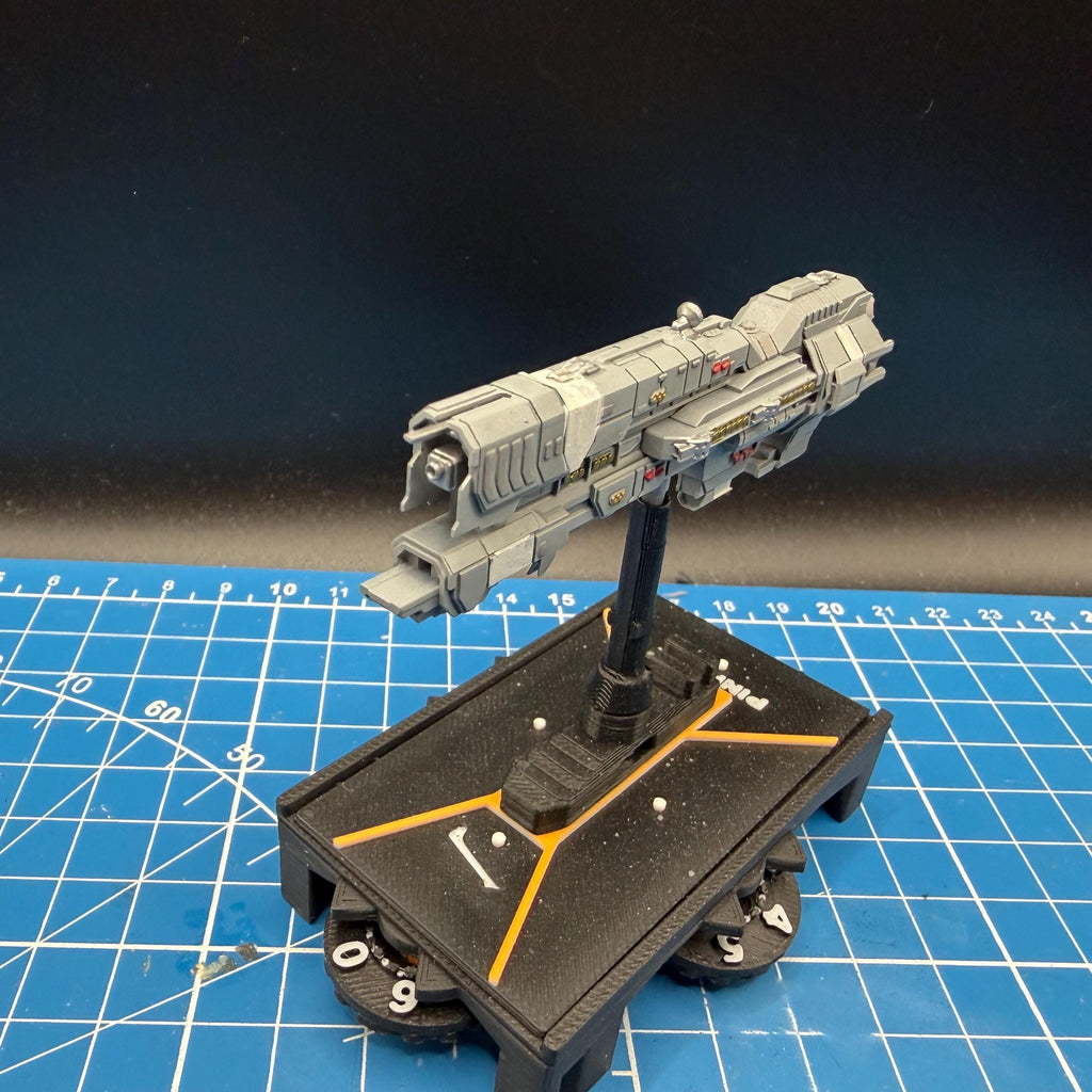 UNSC Hillsborough-class Heavy Destroyer Miniature (85mm) for Halo Armada Homebrew