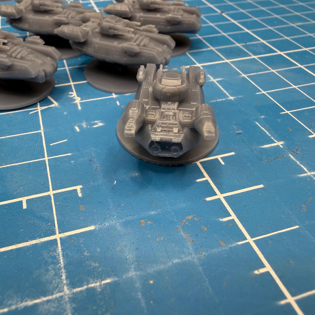 6mm Scale Rebel T2-B light repulsor Tank platoon (5)