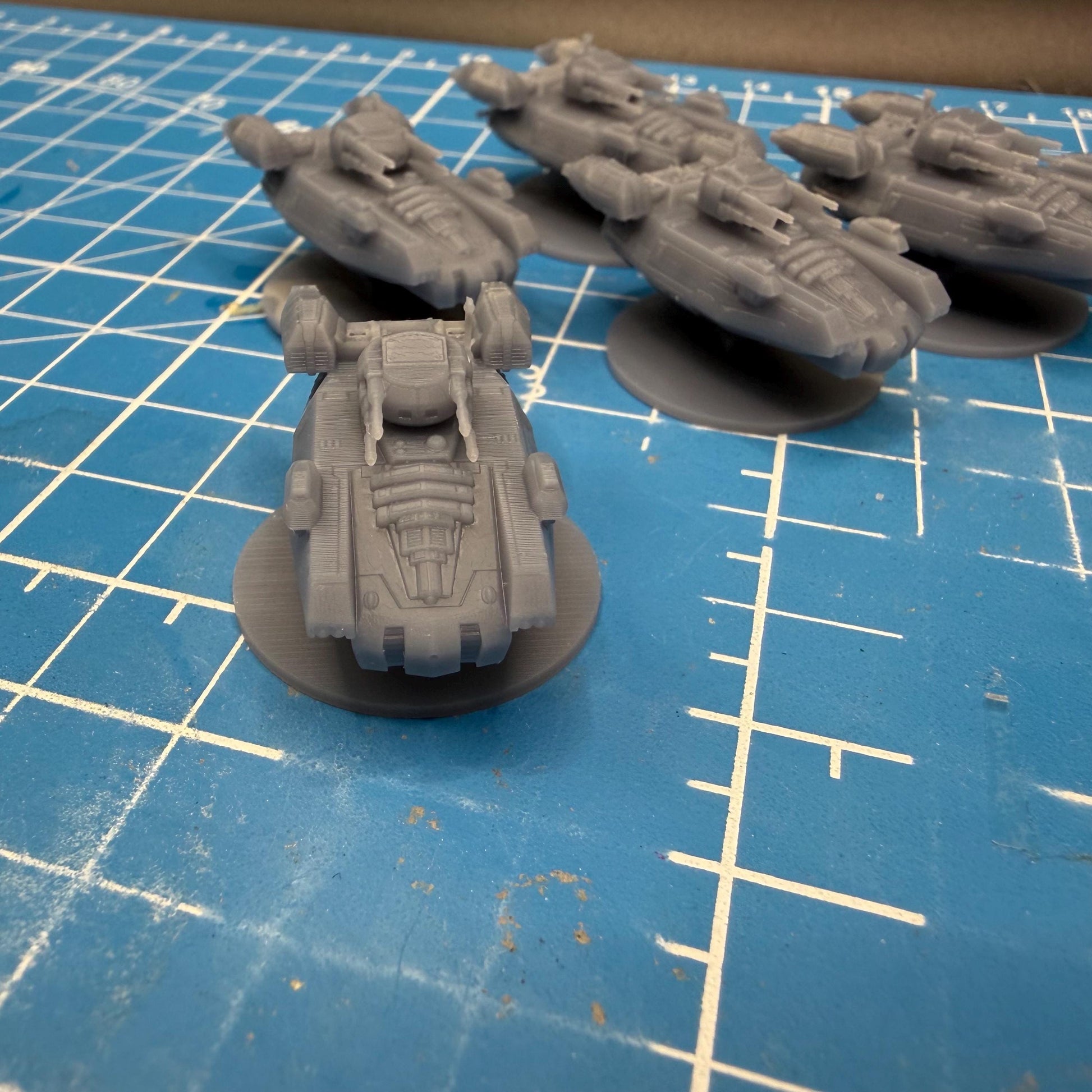 6mm Scale Rebel T2-B light repulsor Tank platoon (5)