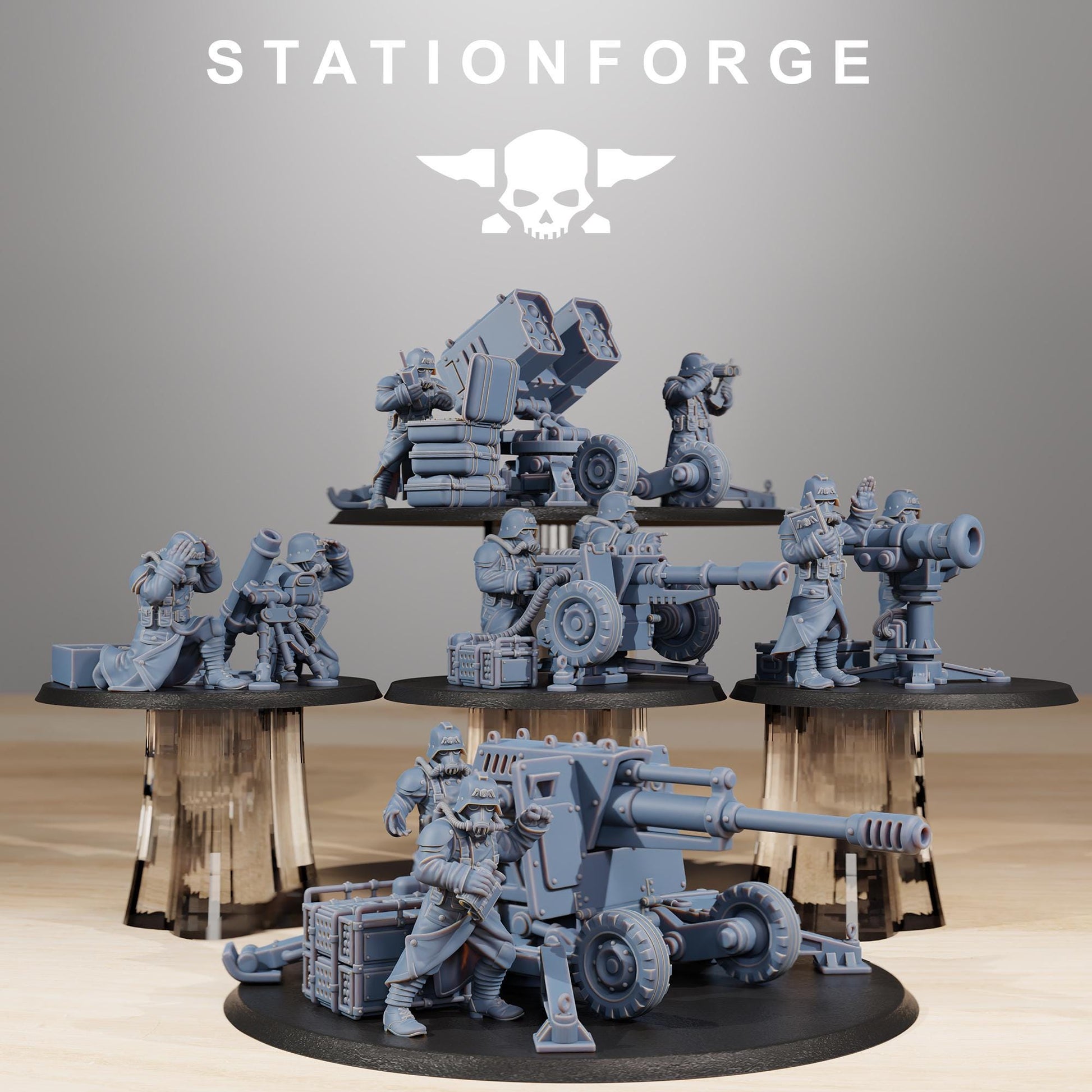 Grimguard Starter kit for 32mm scale wargames like Grimdark Future