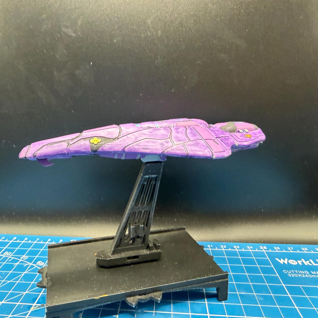 Covenant Ester Pattern CAR Armored Frigate for Halo Armada Homebrew scale games 146mm