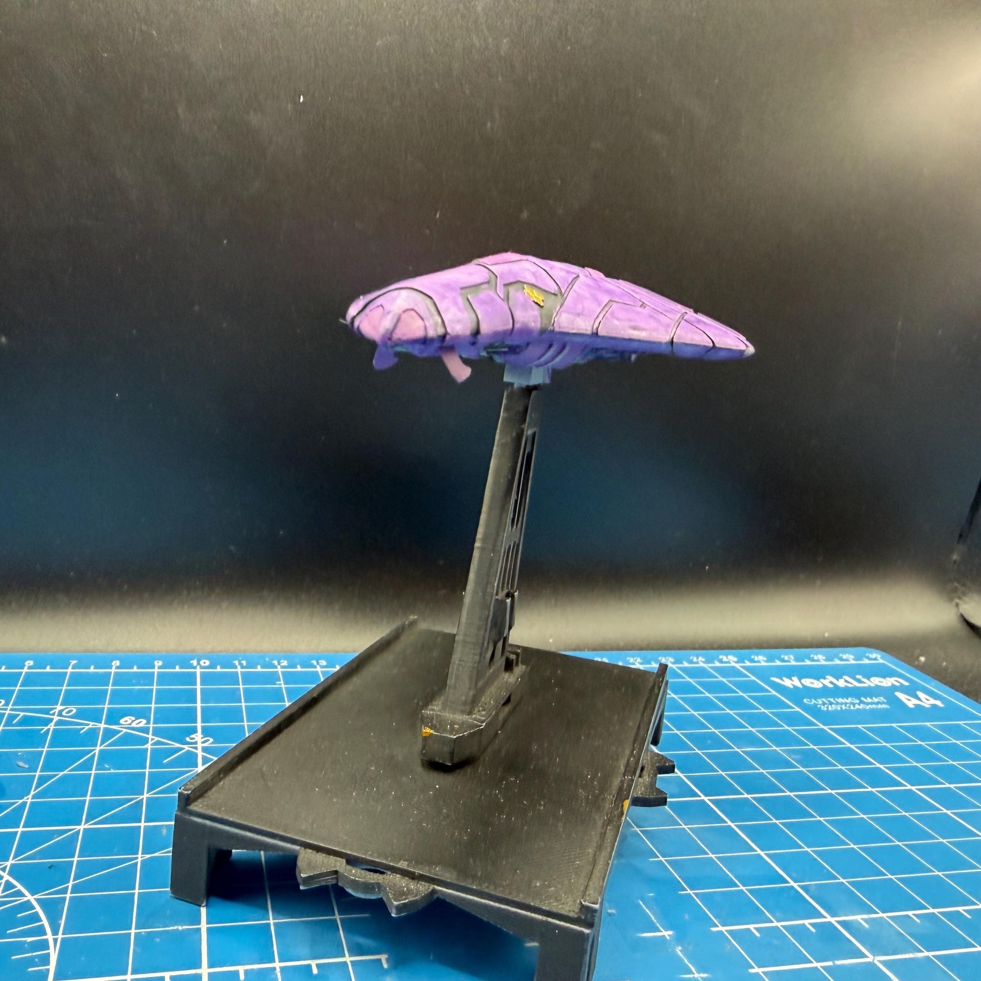 Covenant Ester Pattern CAR Armored Frigate for Halo Armada Homebrew scale games 146mm