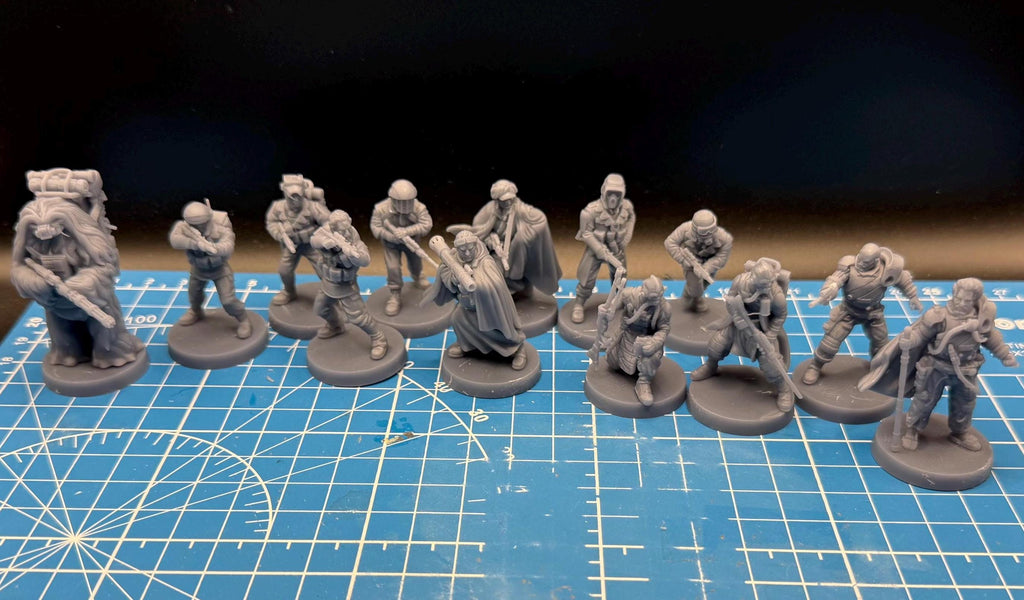 Rebel "Saw's Partizans" (13): 35mm Resin Miniatures for Star Wars Legion
