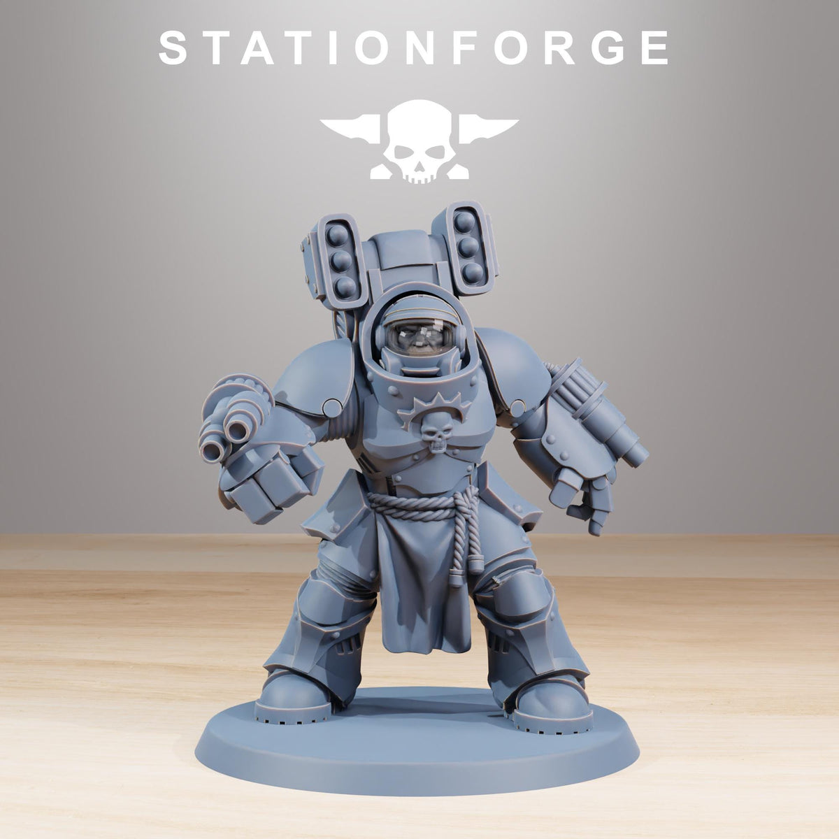 Socratis Support Vanguard pack from StationForge 32mm scale (10 Pack)