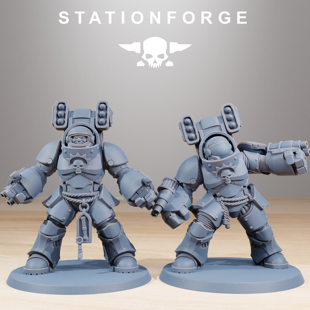 Socratis Support Vanguard pack from StationForge 32mm scale (10 Pack)