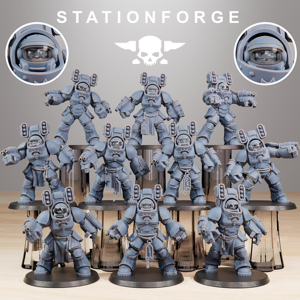 Socratis Support Vanguard pack from StationForge 32mm scale (10 Pack)