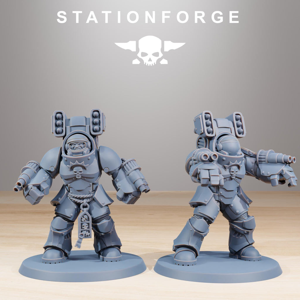 Socratis Support Vanguard pack from StationForge 32mm scale (10 Pack)