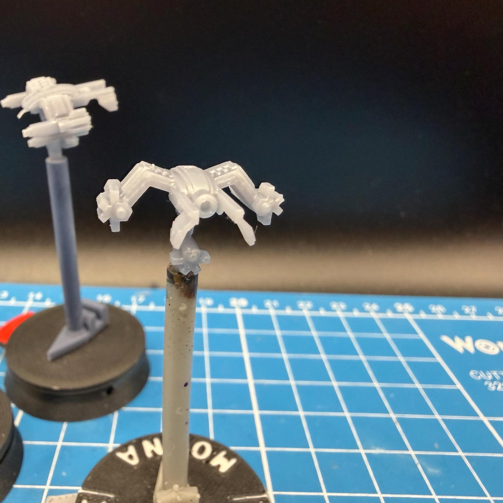 Terran Dominion Wraith Starfightersquadron (3 fighters) for Star Wars Armada scale games