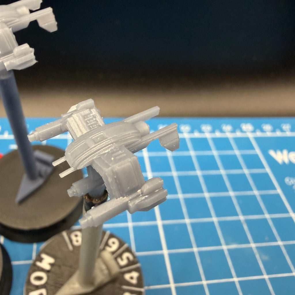 Terran Dominion Wraith Starfightersquadron (3 fighters) for Star Wars Armada scale games