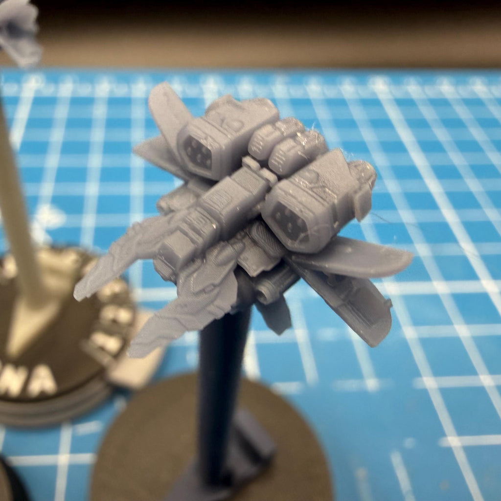 Terran Dominion Valkyrie Multirole fighter squadron (3 fighters) for Star Wars Armada scale games