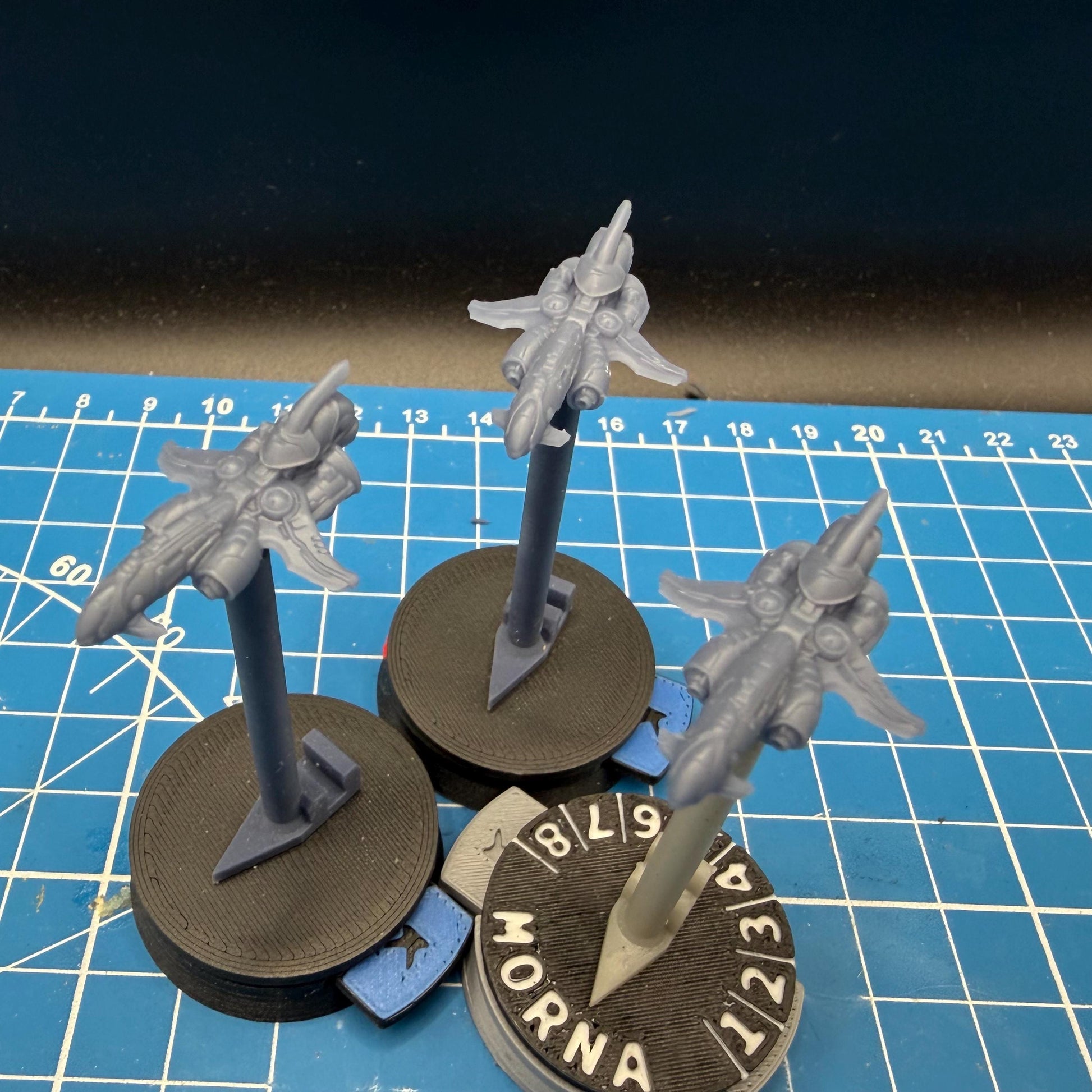 Paptoss Scout Reconnaissance Fighter squadron (3 fighters) for Star Wars Armada scale games
