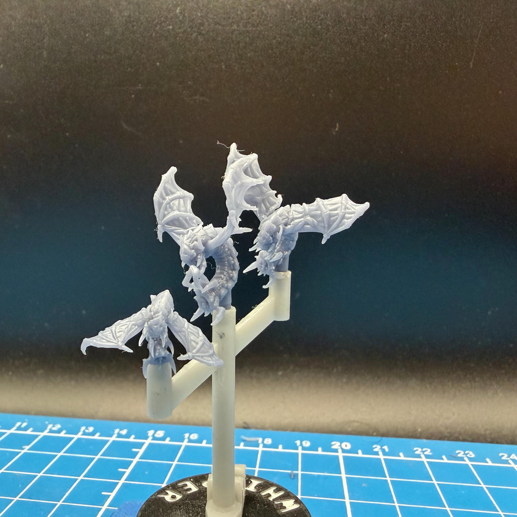 Insectoid Alien Screamer Fighter squadron (6) for Armada Homebrew scale games 20mm