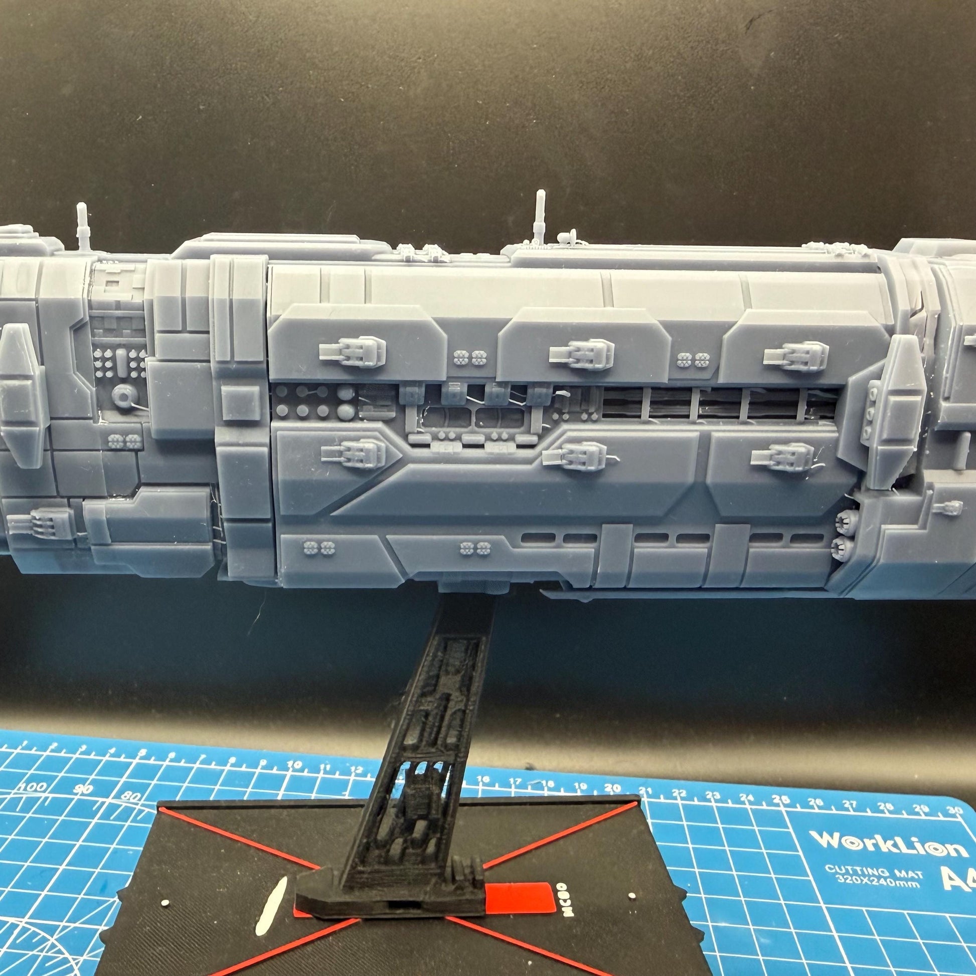 UNSC Thanatos-class Heavy Battleship: Halo Armada Miniature (290mm)