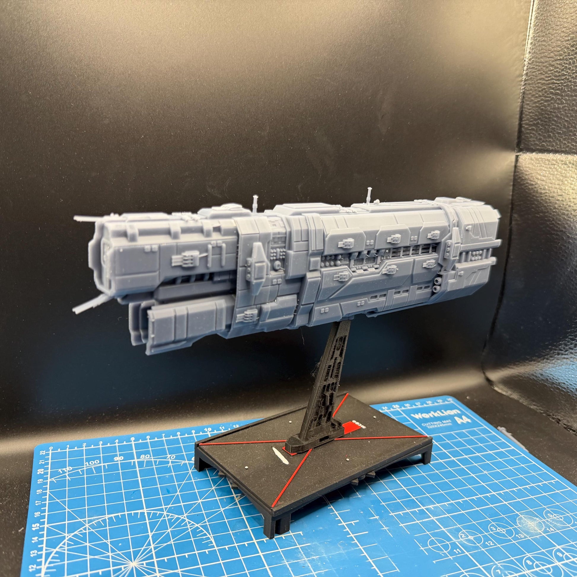 UNSC Thanatos-class Heavy Battleship: Halo Armada Miniature (290mm)
