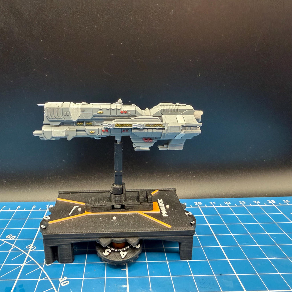 UNSC Hillsborough-class Heavy Destroyer Miniature (85mm) for Halo Armada Homebrew