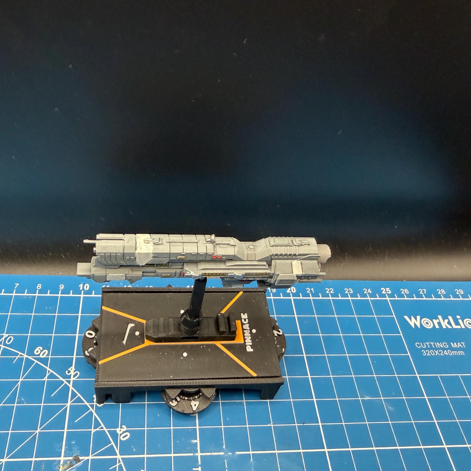 UNSC Hillsborough-class Heavy Destroyer Miniature (85mm) for Halo Armada Homebrew