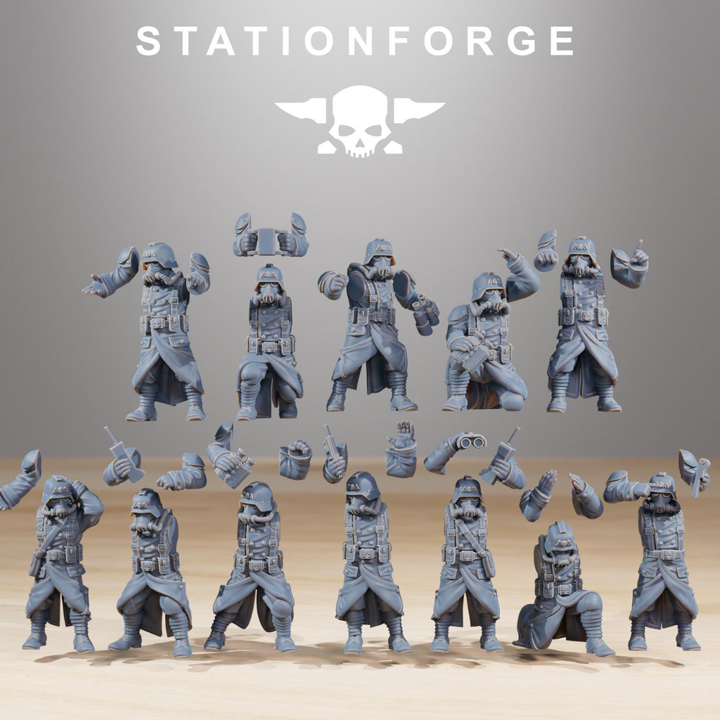 Grimguard Starter kit for 32mm scale wargames like Grimdark Future