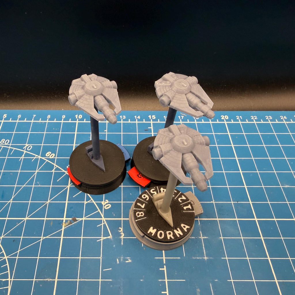Rogue YT-2000 Light Freighter Irregular Starfighter pack(3) for Star wars armada scale games