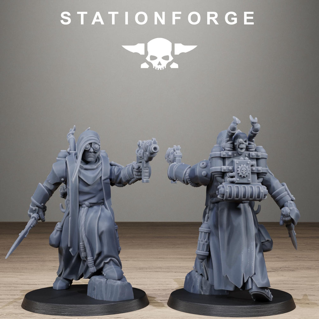 28mm scale Scavenger Long Rangers 10-man team from StationForge