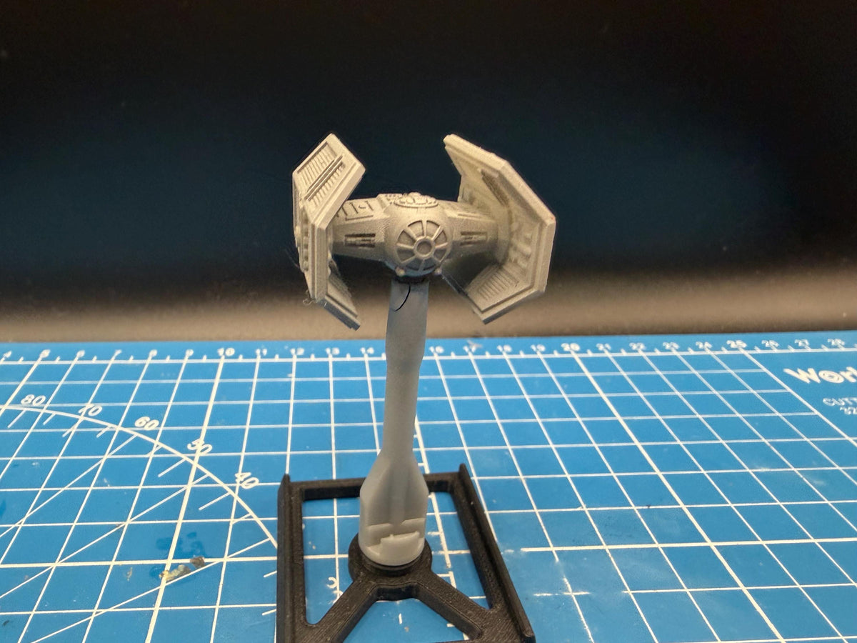 XW scale Imperial Tie Advanced Starfighter for Star wars Xwing Miniatures game
