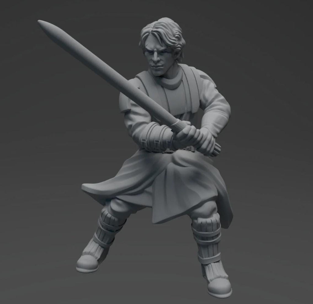 Republic Union Wizard Warrior Heros: 35mm Miniatures (6) Star Wars Legion Proxy