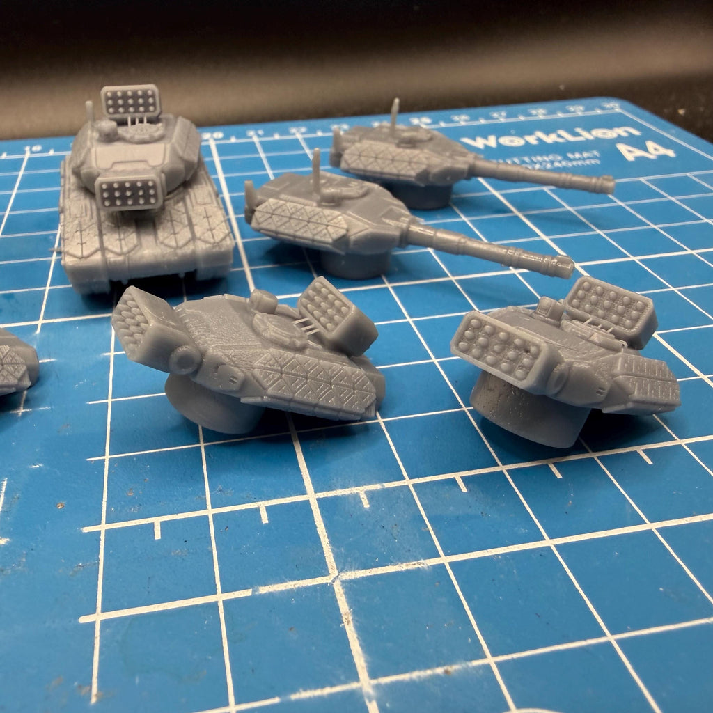 10mm Scale Bengal MK.2 Tank Platoon (3) for Full Spectrum Dominance, epic scale games