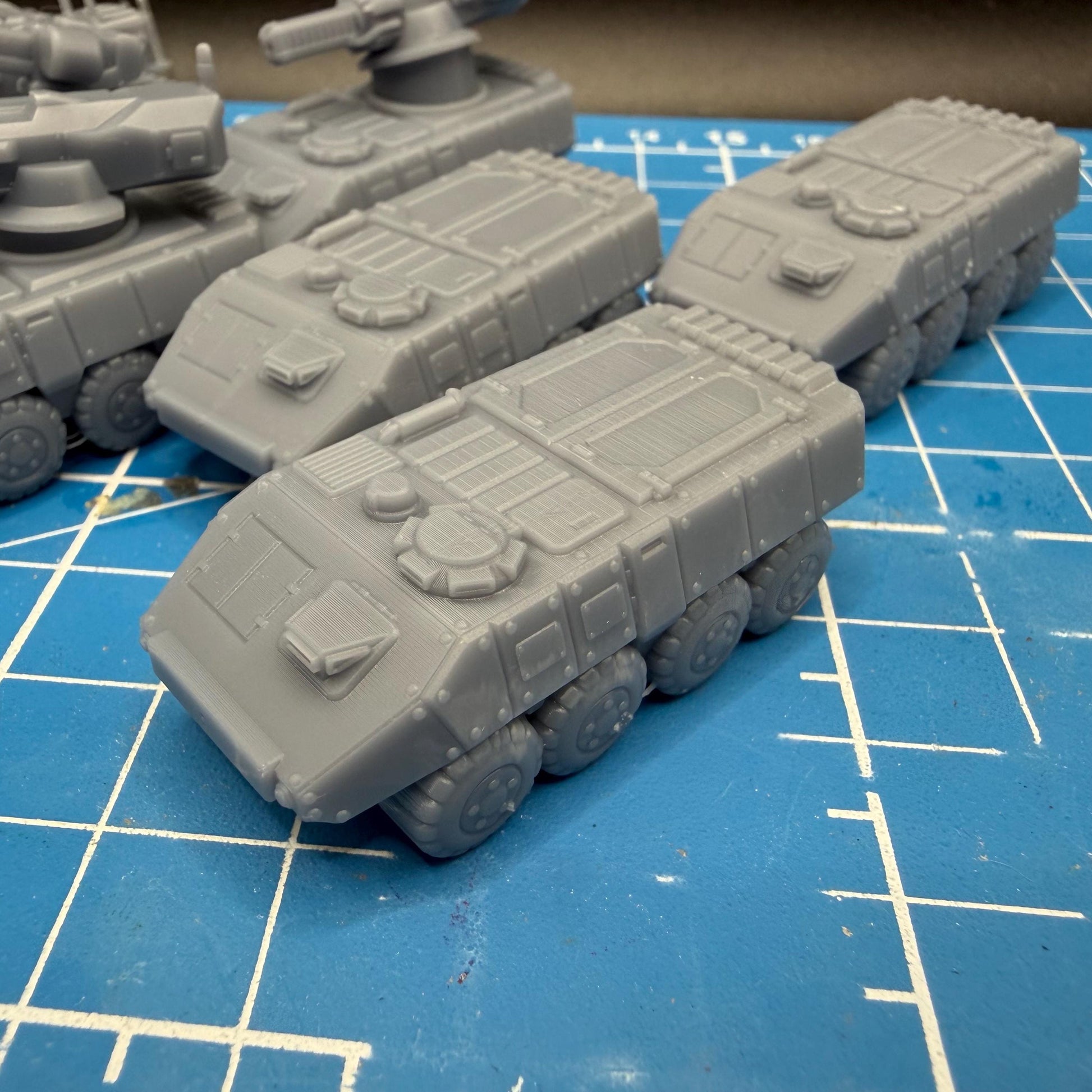 10mm Scale Bushmaster APC /FV Platoon (3) for Full Spectrum Dominance, epic scale games